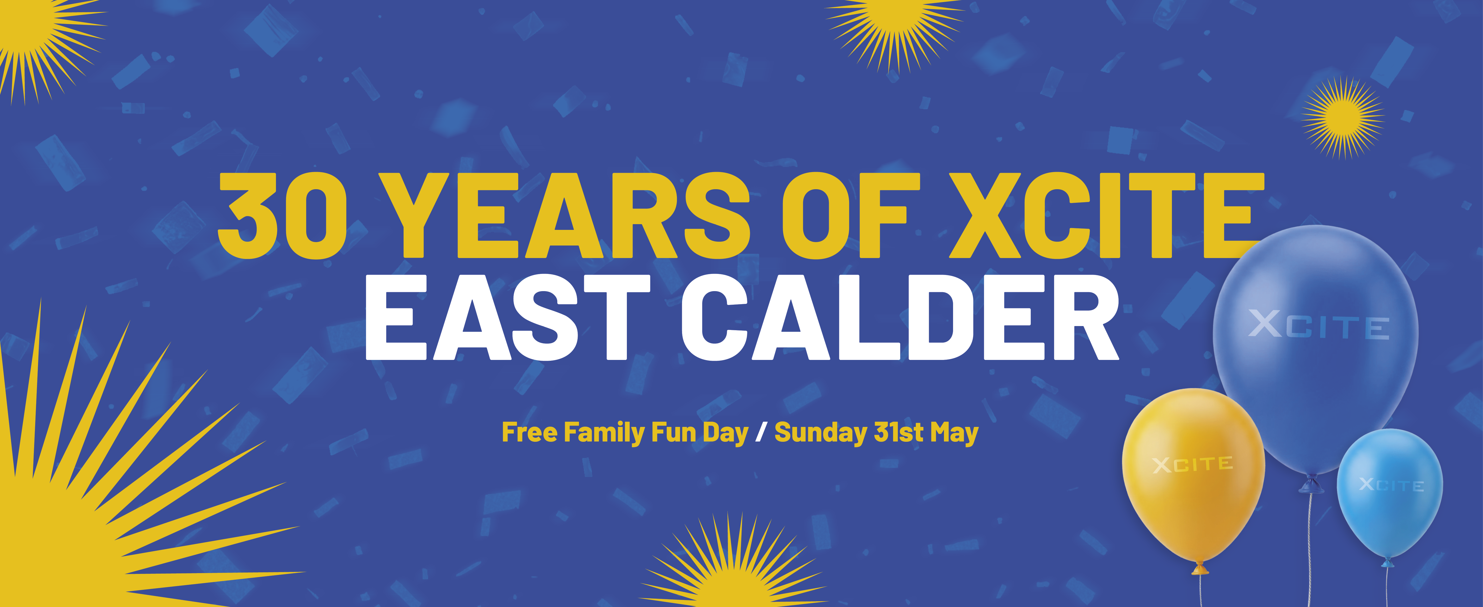 Happy 30th Birthday to Xcite East Calder  image